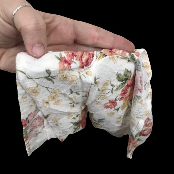 American Eagle Girly Romper, Frilly, Double V Neck Floral Tank Romper SZ XL - Picture 8 of 9